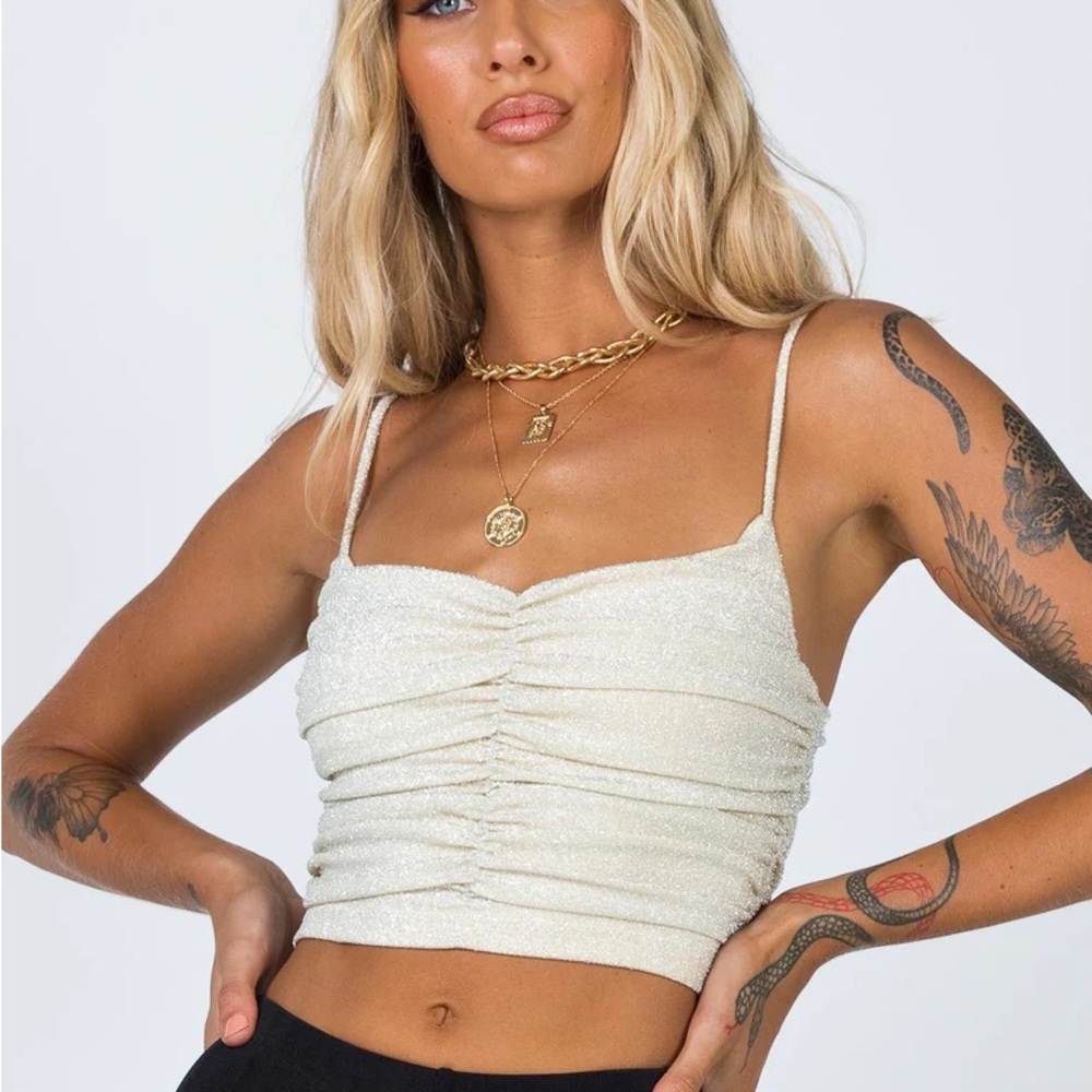 Princess Polly Glitter Top